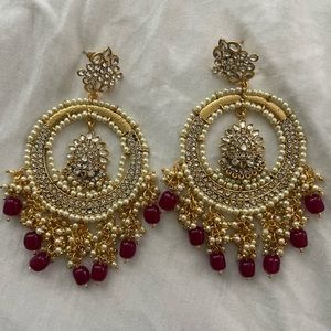 Indian big earrings